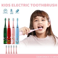 Rhaastt Electric Children's Toothbrush Kids Electric Toothbrush Sonic Vibration Electronic Children'