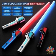 2 in 1 Laser Light Saber LED Sword Toy for Boys Light Sound Telescopic Toy Laser Sword JAYA
