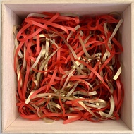 20g SHREDDED TISSUE PAPER - Gold-Reds