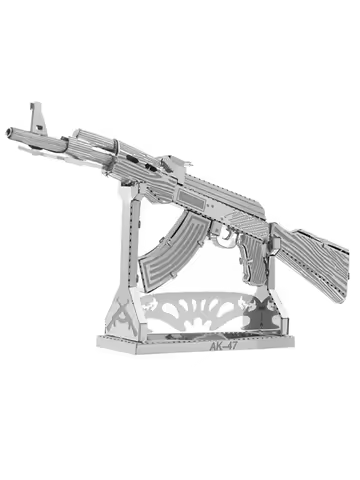 AK-47 Assault Rifle 3D Metal Puzzle Laser Cutting Kits Handmade Assembly Model Jigsaw Puzzle Toys Fo