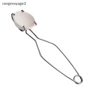 [rangevoyage2] 25Cm Stainless Steel Crucible Tong Clamp Crucible Pliers White Gold Bowl Melting Gold