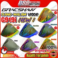 ORIGINAL GRACSHAW G919i G919 / ARC Ritz Visor Helmet Rainbow Revo Galaxy V919 Cermin Topi Keledar (F