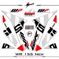 Yamaha WR 155 New List Body Striping WR155 Sticker Variation Yamaha WR Sticker WR 155 Striping Motif