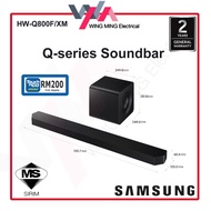 Samsung HW-Q800F/XM Cinematic Soundbar Dolby Atmos DTS:X Q-Symphony eARC Wireless Sub