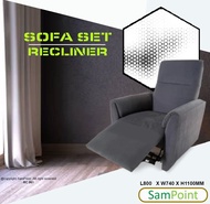 SAMPOINT 1 Recliner Sofa 3FT _ 1 Seater Sofa _ Fabric Sofa _ TPU Sofa _ Relax Chair _ Recliner Chair _READY STOCK