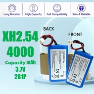 [LOCAL STOCK]3.7V XH2.54/PH2.0 PLUG CONNECTOR 5200mah 4000mah Rechargeable Li-ion Battery 18650 2P L