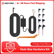 REDTIGER Muti-Size Hardwire Kit For F8/F9/F17 Mini Dash Cam And T27/T700 Mirror Dash Cam USB C Power