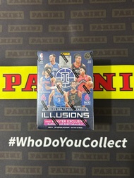 Panini 2021 2022 Illusions NBA Basketball Trading Card Blaster Box find Emerald Ruby Parallels look for Autographs in Rookie Signs and Trophy Collection Signatures Ultra Rare Retail Exclusive Tough Insert 21 22 New Sealed