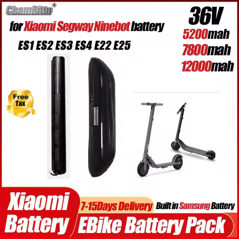 36v segway Ninebot External battery 36V 5200mah 7800mah 12800mah built Xiao-mi E-Scooter Lithium Bat