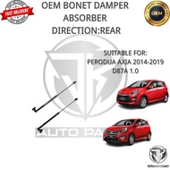 OEM REAR BONET DAMPER ABSORBER (2PCS) PERODUA AXIA 2014-2019 D87A 1.0