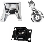 Yllshengyu 3Pcs Engine Motor & Transmission Mount for Focus 2008 2009 2010 2011 2.0L OE 3087 2986 54