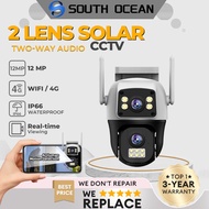 South Ocean 8MP Dual Lens Dual Screen CCTV Wireless WiFi Waterproof Outdoor 4G Sim Card Surveillance