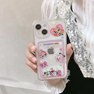 Creative Cartoon Girl Version Q Card Holder Case OPPO RENO 14F 14 Pro 5G A3 A3x Reno 13F 13 5G A18 A