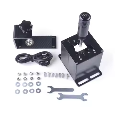 PC USB H Gear Shifter For Logitech G27 G29 G25 G920 Thrustmaster T300RS/GT Shift Knob ETS2 Simracing