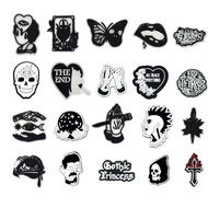 Halloween Gothic Style Shoes Flower Buckle Beach Shoes DIY Decorations