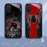 NC-83 Spiderman Glass Case For OPPO A16 A16S A54S A95 A74 F19 F19S Reno 6 Lite