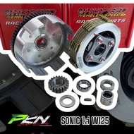 ชุดครัชSONIC ชุดครัชโซนิค 5แผ่น ใส่wave125 ชุดครัชใส่เวฟ125 5แผ่น 4สปริง อุปกรณ์ครบชุด ไฮสปีด ส่งของ