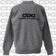 《全新現貨》Comme des garçons CDG Cardigan 針織開胸外套 經典長興白搭黑色 /炭灰色