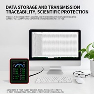 空气质量检测仪二氧化碳PM2.5甲醛TVOC数据存储下载便携式