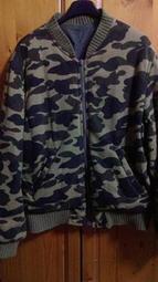 A BATHING APE  迷彩 雙面 外套 飛行 軍用 夾克