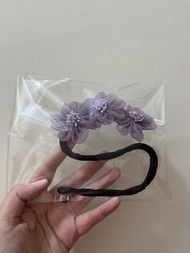 搬家 紫色花花髮髻器 盤髮神器