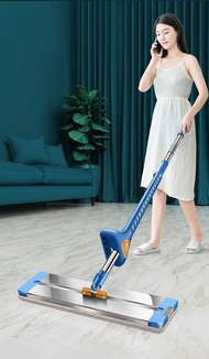 Self Wringing Floor Flat Mop with Microfiber Mop Pads, Foldable Flat Mop, 360° Spin &amp; Hand Wash Free Mop for Home Kitchen Hardwood Floor