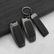 Car Key Case Cover Key Bag For Audi a1 a3 8v a4 b9 a5 a6 c8 q3 q5 q7 tt Keychain Accessories Car-Styling Auto Holder Shell Accessories