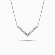 Love & Co Eterno Contour Diamond Necklace