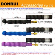 Tig welding torch handle Korean tig welding torch SR-150FL CT-200FL 150A 200A Soft Neck donrui