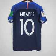 2018 France MBAPPE GRIEZMANN GIROUD High Quality Custom Home Shirt Retro Football Jersey