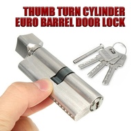 【SUFA】Thumb Turn Cylinder Euro Barrel Door Lock UPVC Anti Pick 35/35 + 3 Keys Kit
