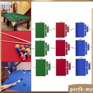 [PerfkMY] Billiards Pool Table Cloth, Table with 6 Cloth Strips, Indoor Pool Tablecloth for Hotels B
