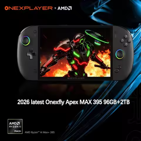 2026 New OneXPlayer Onexfly Apex MAX 395 Handheld Gaming PC AMD Ryzen AI Max+ 395 96GB+2TB Windows 1