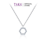TAKA Jewellery Dainty Diamond Necklace 9K Gold