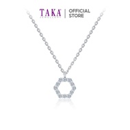 TAKA Jewellery Dainty Diamond Necklace 9K Gold