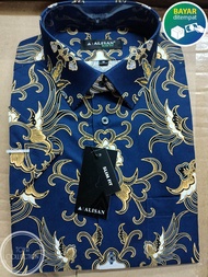 KEMEJA LENGAN PENDEK ALISAN MOTIF BATIK / KEMEJA FORMAL PRIA / KEMEJA LENGAN PENDEK SLIMFIT