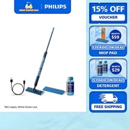 Philips OneUp Electric Mop 5000s XV5113/01 | 70min runtime | Cordless Lightweight | 2 wetness settin