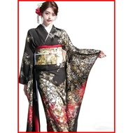 JapanKimono Yukata Set Ladies Adult Yukata Set Free Size Retro Stylish Cute Cute Summer Fireworks Fe