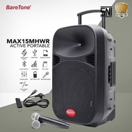 SPEAKER PORTABLE BARETONE 15 INCH MAX15MHWR SPEAKER KARAOKE BARETONE