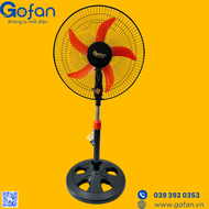 Quạt 12v- quạt đứng công nghiệp B4 kẹp bình ắc quy 12v công suất 35W-GOFAN- motor 775-sải cánh 40cm-