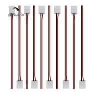 50Pcs LED Tape Connector 2Pin LED Strip Accessories Connectors for 2835 3528 5050 5730 5630 SMD LED 