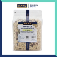 HAYS Muesli overnight oatmeal original 1 KG Nuts Seeds & Fruits 1000 G