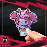 Sanrio Cinnamoroll Cow Hologram Sticker