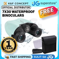 K&F Concept 7x30 HD Waterproof Binoculars with FMC BAK-4 Prism Lens, Multi-Layer Coating and Lanyard