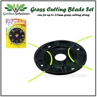 Heavy Duty Grass Cutter Blade/Grass Trimer Cutting Disc (Tali Rumput Piring Mesin Rumput) Round Grass Cutting Base