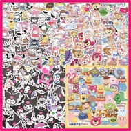 【EWW】Ready Stock Sxnrio Stickers Pack Cartoon Cute Stickers Kuromi MyMelody Laptop Sticker Phone Cas