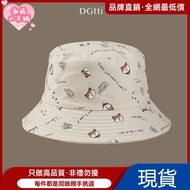 Our Double-Sided Bucket Hat Female Cute Cartoon Korean Version Sunscreen Sunshade Soft Girl Versatil