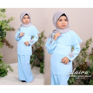 baju kurung moden baju kurung budak baju kurung lace bunga baju kurung sakura aaira baby blue