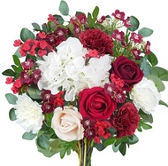 Artificial Flowers Faux Gerbera Daisies Flowers Bouquet Fake Silk Flowers Arrangements Cemetery Flow