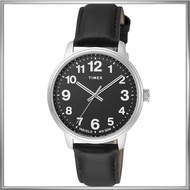 TIMEX Easy Reader Quartz Watch 43MM Black Dial Brass Mineral Glass Model TW2V21400 Men's Parallel Im